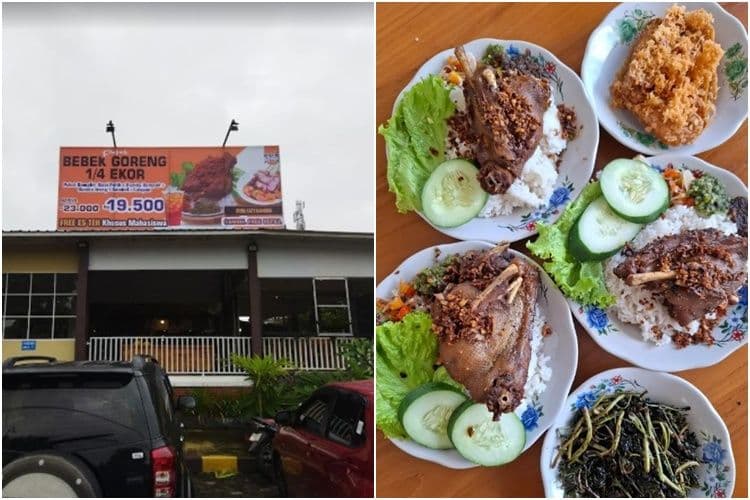 Cuma Rp19.500, Nasi Bebek di Jogja Ini Masih Sediakan Es Teh Gratis bagi Mahasiswa